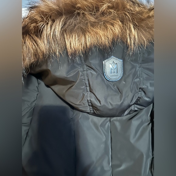 Mackage Kay Down Coat with Natural Fur Signature Mackage Collar - Picture 3 of 4